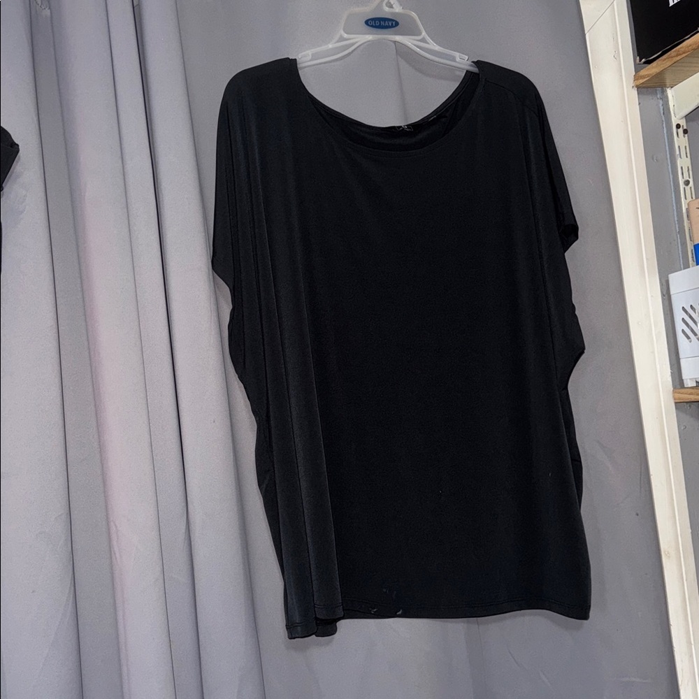 Elegant Black  3X 2 item Set pants and blouse - Picture 2 of 6